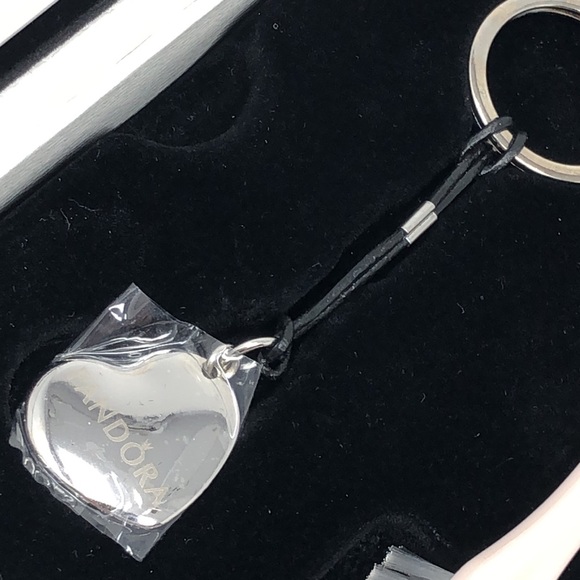 NEW Pandora Jewelry Collectors Cleaning & Storage Kit With Heart Keychain Tool - Picture 4 of 9